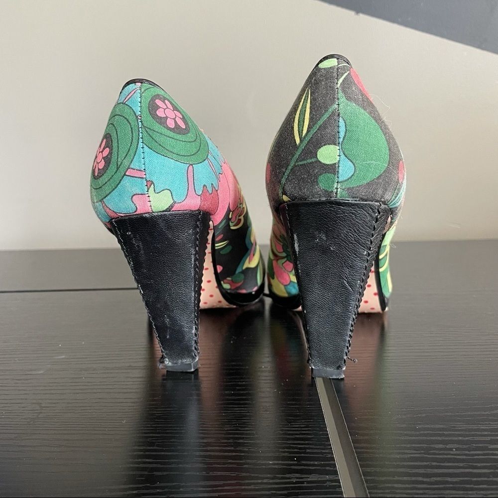 Poetic Licence Doll Face Colorful Fabric Upper With Leather Heel, 10 - Picture 10 of 16